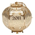 Brass Christmas Ornament 2011