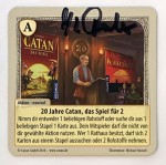 20 Jahre Catan, das Spiel fur 2 - Signed Card