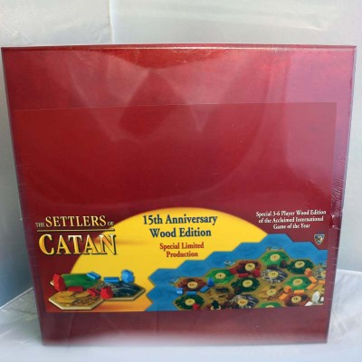 Catan 15th Anniversary Wooden Set Catan 15th Anniversary Wooden Set