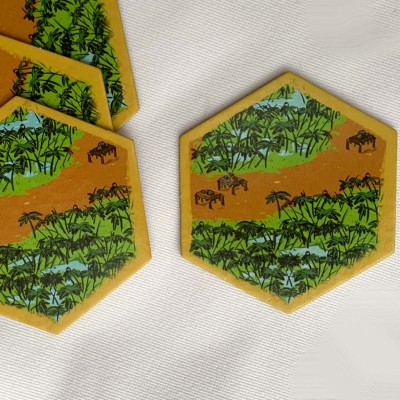 Hex - Papyrus - Spielmaterial