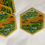 Hex - Papyrus - Spielmaterial