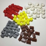 Settlers of Catan Set of Resources Plastic